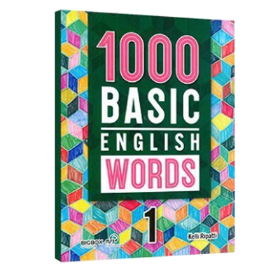 进口原版新1000 Basic English Words 1/2/3/4级全套KET核心词汇教材常见词英语1000词小学英语单词大全教辅书适用图解单词词典