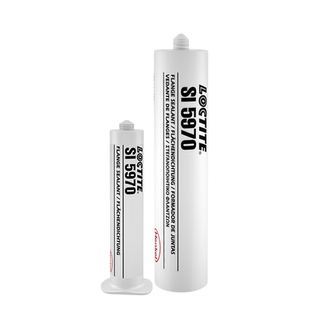 德国Loctite乐泰SI 5970平面密封胶硅酮密封剂抗振动耐机油高韧性压金属板材外盖柔性法兰密封