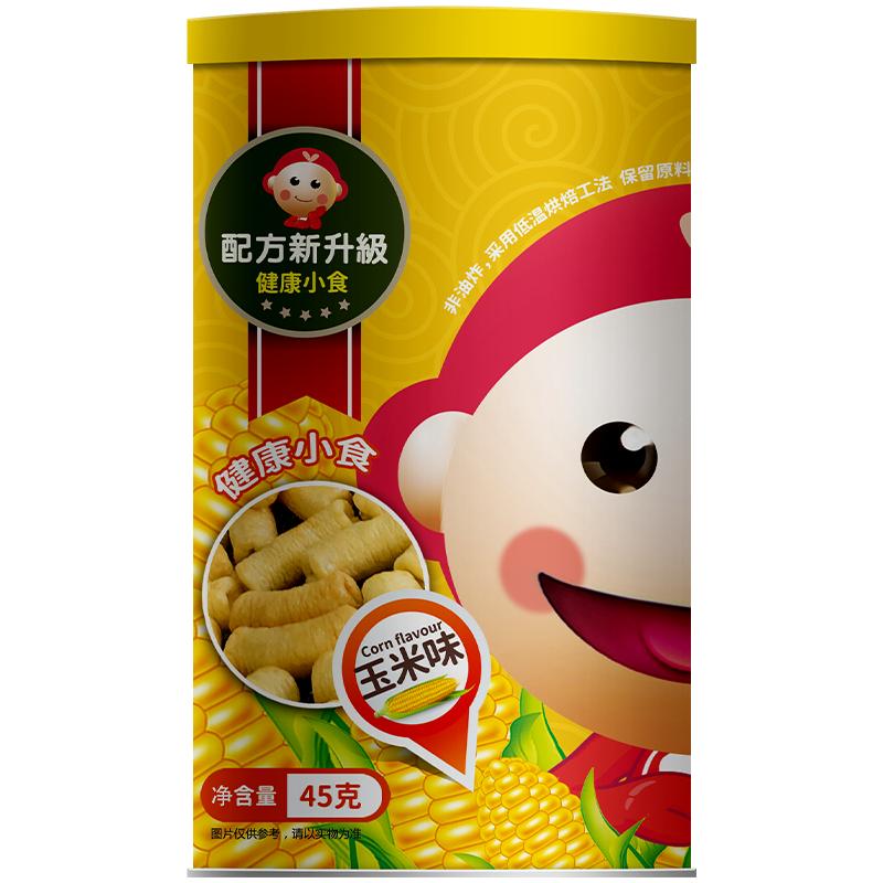 我D小蔡蔡米菓条酥脆糙米卷儿童粗粮谷物营养米果条罐装健康零食