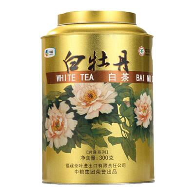 中茶蝴蝶福鼎老树白茶2025年5127金罐特级白牡丹300g中粮茶叶礼盒