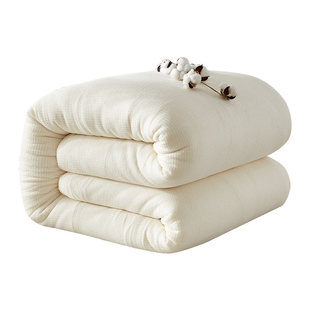 【志军推荐】新疆棉花鱼鳞网棉胎四季加厚保暖冬被2-14斤