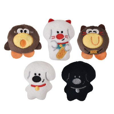 大脑鸣原创小鼻嘎毛绒挂件手机壳挂件迷你毛绒可爱企鹅小狗招财猫