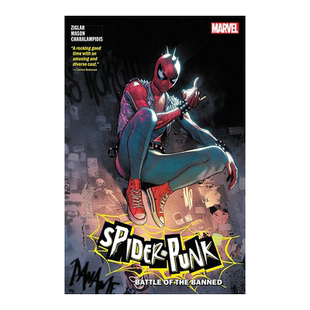【现货】漫威漫画 蜘蛛朋克:禁地之战 Spider-Punk: Battle Of The Banned 蜘蛛侠 英文漫画书原版图书 超级英雄系列美漫书籍