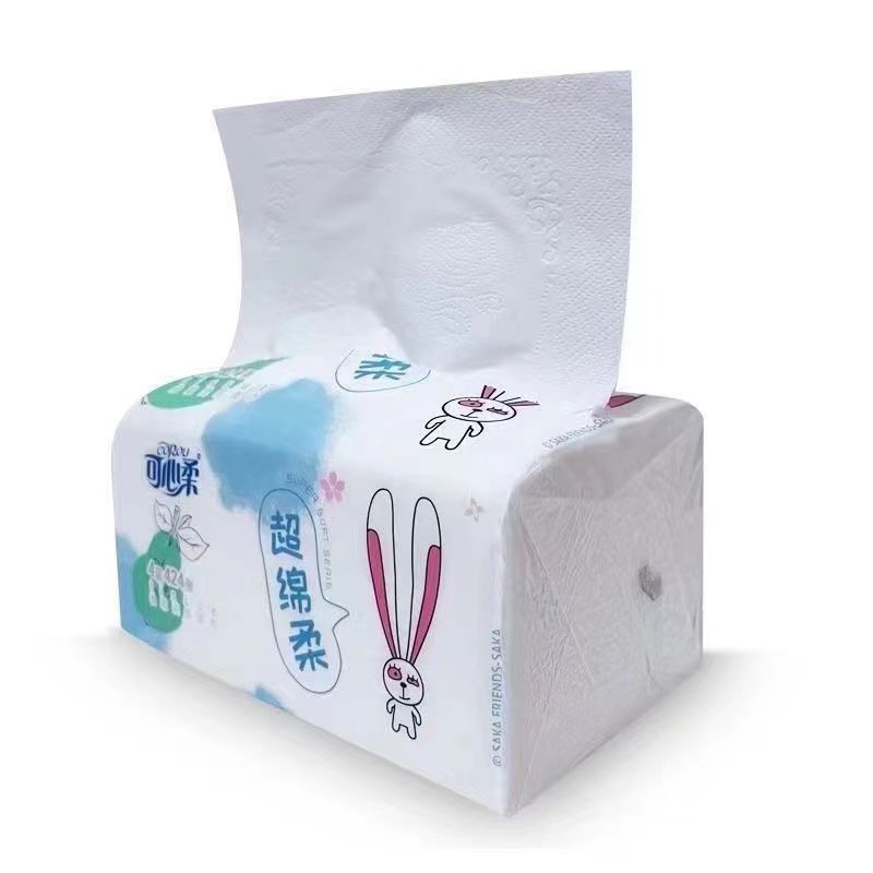 可心柔106抽20包4层印花纸巾