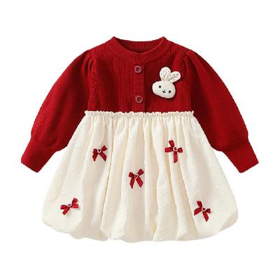 凡猎公主秋冬兔子连衣裙