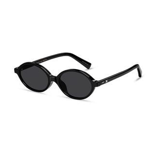 LOHO窄框复古椭圆太阳镜女新款小框书呆子配近视度假素颜墨镜小脸