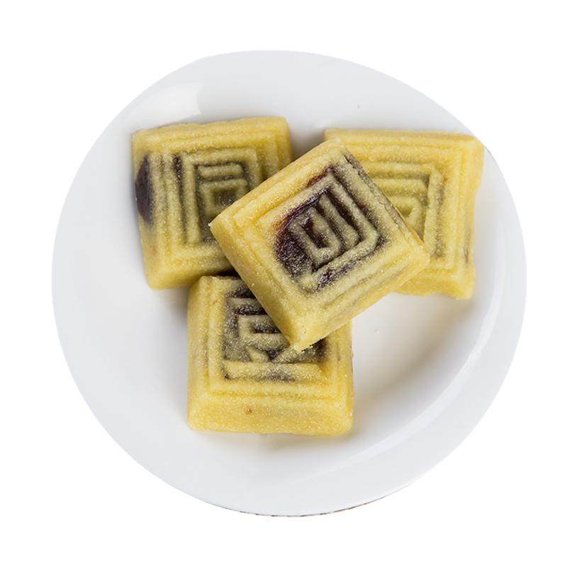 震远同绿豆饼纯手工浙江湖州特产豆沙蛋黄绿豆糕老式传统点心零食