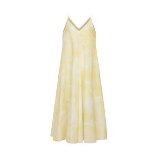 【0压系列】LESS夏季休闲度假风弥散印花A型吊带连衣裙2O5G11940