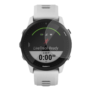 适合Garmin佳明Forerunner 255/265手表钢化膜255S/265S保护贴955/965太阳智能运动手表防刮花膜充电口防尘塞