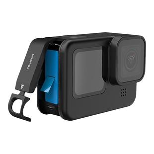 TELESIN泰迅适用GoPro13/12/11/10/9侧盖运动相机可充电铝合金属侧盖GoPro电池盖侧盖vlog支架gopro11配件