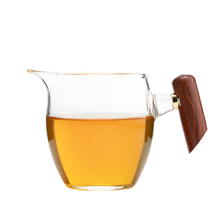 南山先生 木把玻璃公道杯耐热玻璃杯公杯匀杯分茶器茶海功夫茶具