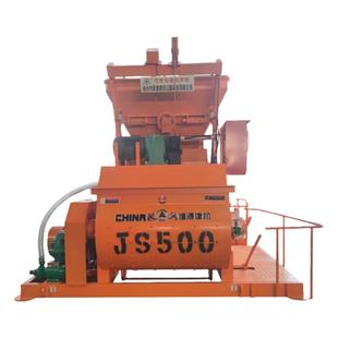 500强制搅拌机JS750混凝土搅拌站1000全自动拌和站大型卧式双轴砼
