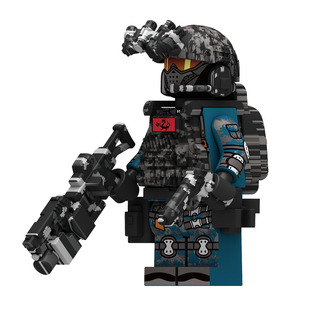 新三角洲行动精美全面印刷6威龙特警人仔可动特警车拼装益智玩具