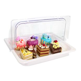 双层密胺欧式酒店自助餐凉菜点心架冷餐大号展示架摆台分格水果盘