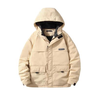 男士休闲工装羽绒服白鸭绒滑雪服