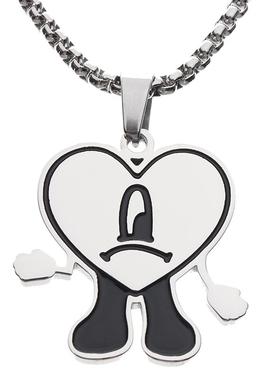bad Bunny necklace欧美潮牌男女嘻哈个性情侣吊坠项链
