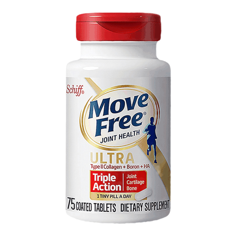 MoveFreeUltra骨胶原白瓶75粒