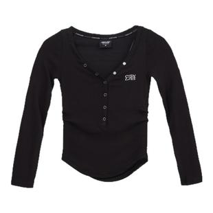 CBXLAB街舞潮牌打底弹力爵士跳舞V领长袖kpop辣妹美式上衣内搭女