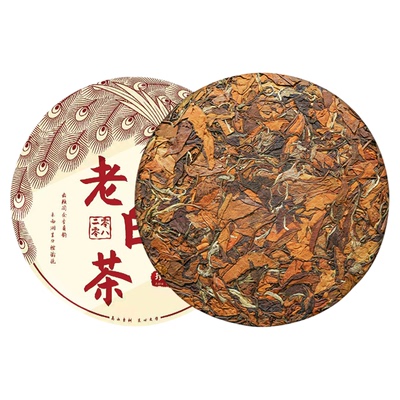 2009年陈香枣香药香福建荒山老白茶寿眉荒野老树茶叶7饼一提2450g