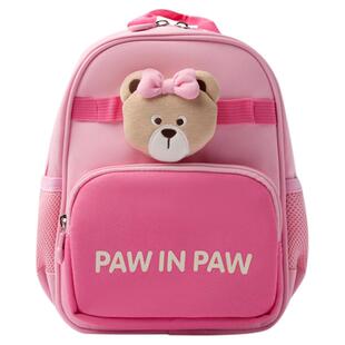 PawinPaw卡通小熊童装25年秋冬新款男女童大容量减负书包双肩包