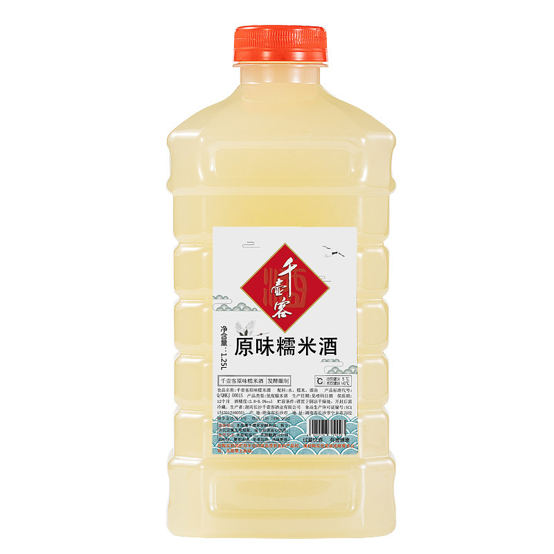 千壶客自酿糯米酒低度发酵