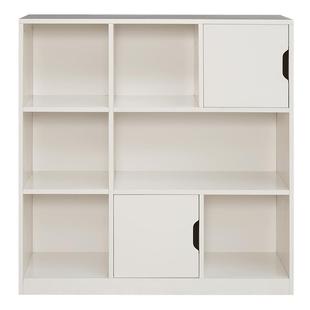 全友家居现代简约模块组合书柜客厅书房家用收纳储物落地靠墙书橱