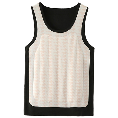 羊毛保暖背心男款内搭加绒加厚