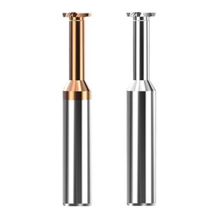 整体硬质合金钨钢涂层T型刀铝用T槽刀t形铣刀4刃T行立铣刀数控T刀