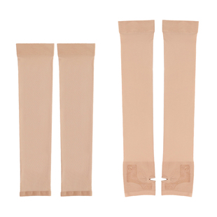 DelleGo韩国高尔夫冰丝防晒袖男女夏季凉感面料透气肉色护臂手袖