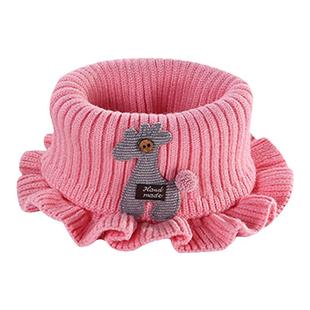 2025冬季宝宝围巾女孩脖套针织加厚防风可爱儿童保暖围脖男孩护颈