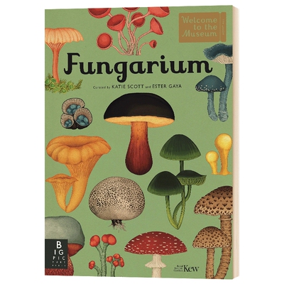 欢迎来到博物馆系列 真菌博物馆 英文原版 Fungarium 精装大开本 自然图鉴 蘑菇类科普绘本 英文版进口原版英语书籍儿童全英语书