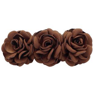 弹簧夹发饰发卡发夹日韩妈妈发夹布艺仿真花顶夹头花头饰品A0378B