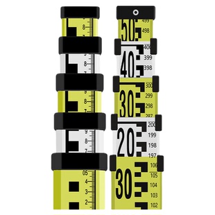 捷立 德国精工铝合金塔尺5米高精度伸缩测量尺3米7米标高尺刻度尺