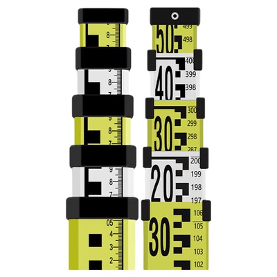 捷立 德国精工铝合金塔尺5米高精度伸缩测量尺3米7米标高尺刻度尺