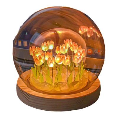 郁金香小夜灯diy手工高级感