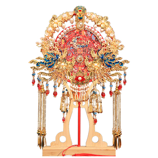 团扇新娘结婚扇子材料包diy双面双色手工秀禾喜扇婚礼物成品出嫁