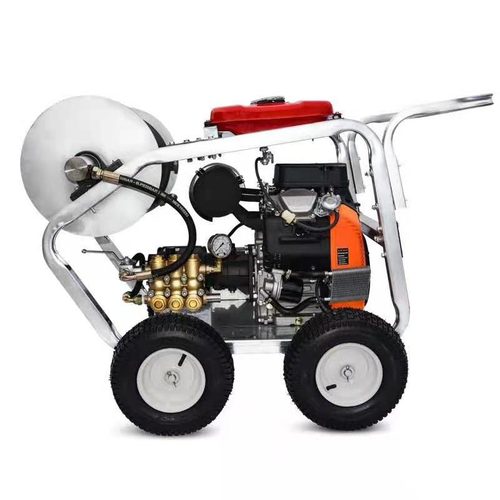 大力高压管道清洗机物业排水污水管下水道疏通地面污垢可移动冲洗