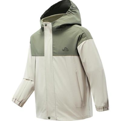 伯希和三合一抓绒内胆儿童冲锋衣