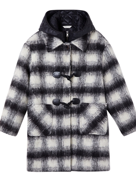 GANT/甘特女士羊毛呢大衣外套