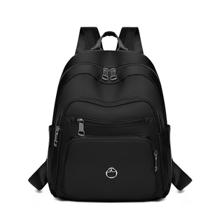 大容量双肩包女士2024新款多层防水牛津布背包时尚休闲旅行书包包