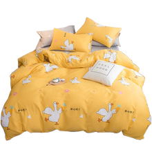 ins北欧风纯棉四件套全棉简约床上用品