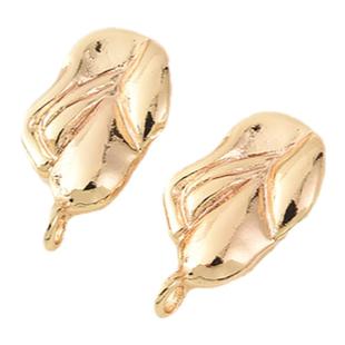 高保14K包金微镶带吊耳钉手工diy耳饰配件银色耳环配件白金色耳针