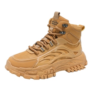 COS老爹鞋高帮超级内增高12cm休闲运动黑武士潮鞋厚底马丁靴10cm