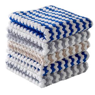 抹布厨房专用洗碗布家用吸水不易掉毛不易沾油擦桌子珊瑚绒清洁帕