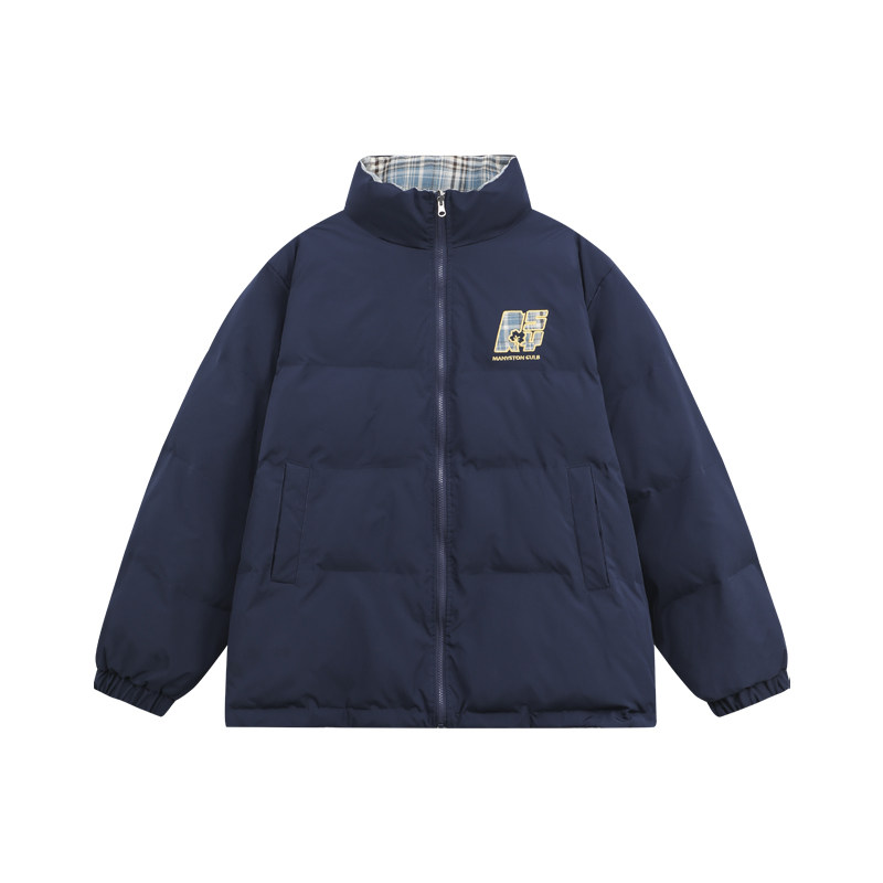 王梓薇同款MANYSTON美式高街面包服棉衣外套男生冬季保暖棉袄棉服