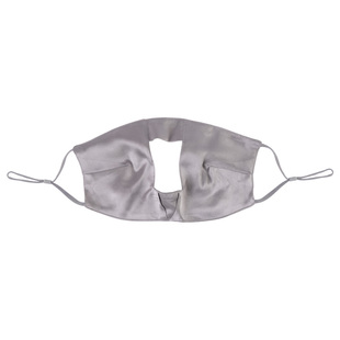 真丝口罩内衬露鼻露嘴双面桑蚕丝敏感肌开口遮阳防紫外线防护透气