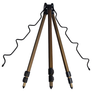 鱼杆炮台架杆懒人简易海竿钓鱼三角支架抛竿鱼竿多功能地插三脚架