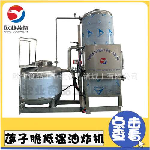 鸡脖鸭脖真空油炸机 坚果腰果松子加工设备 全自动果蔬脆片油炸机