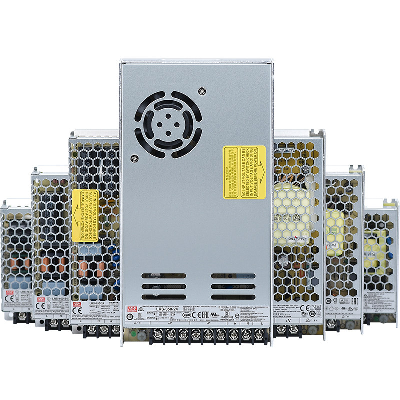 明纬开关电源LRS-350/100-12v5v15v36v48v直流220转24v灯带变压器