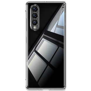 深蓝大道适用三星z fold7手机壳透明壳新款超薄Galaxy Z Fold6简约全包防摔W24折叠商务高端W23保护套男fold5